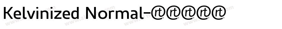 Kelvinized Normal字体转换